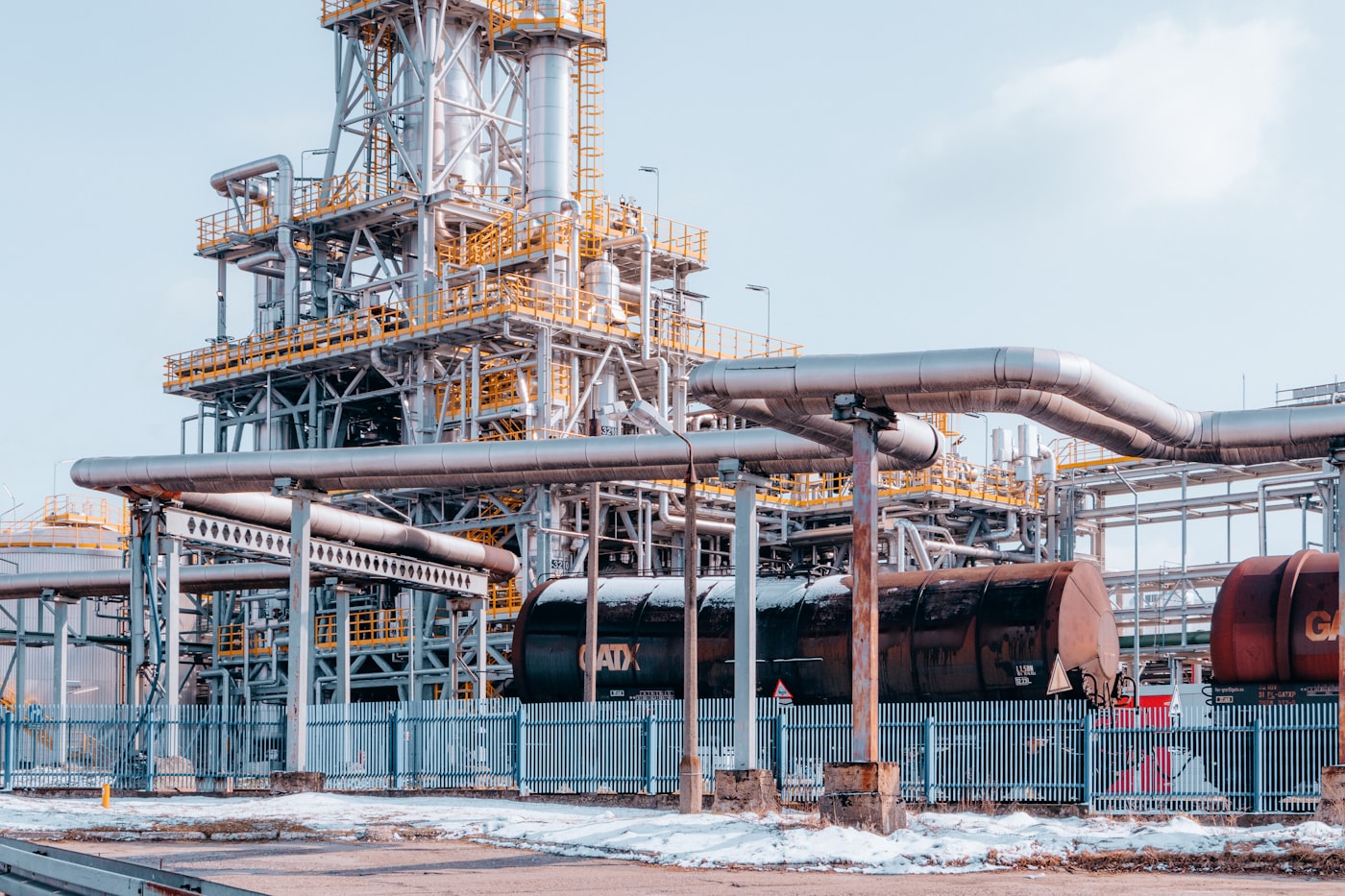 Petrochemical plant vessels