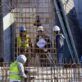Field crews on structural steel